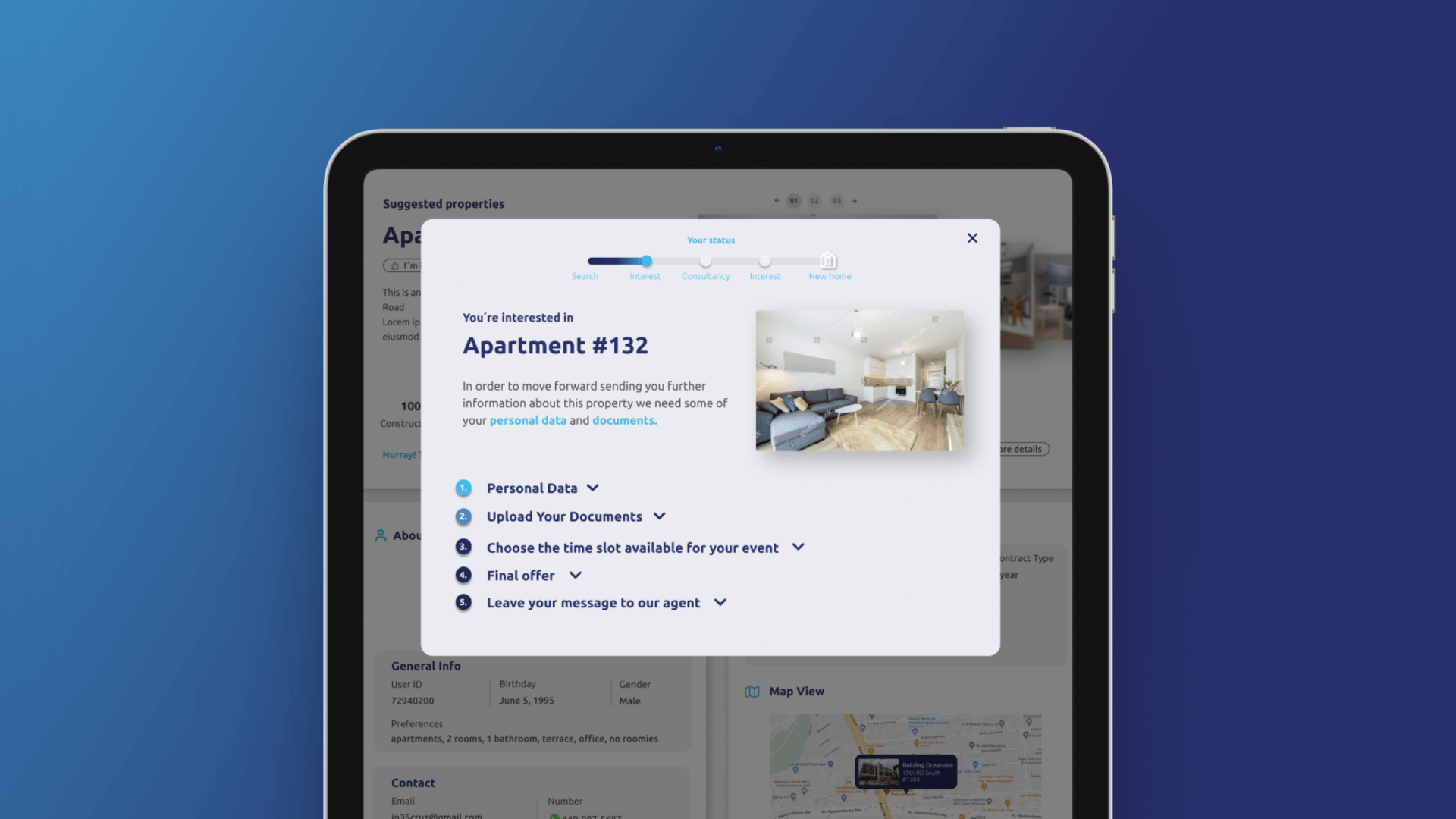 Property Management Interface